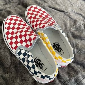 Checkered Vans